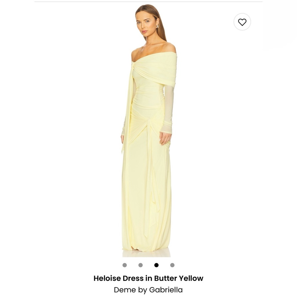 NWT Heloise Dress in Butter Yellow Deme by Gabriella. XS